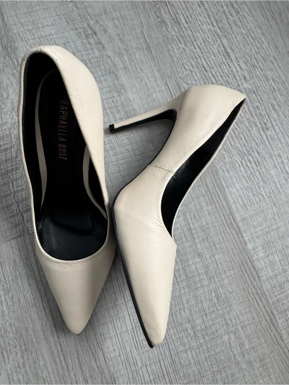 Women's Pointed-Toe Stiletto Pump in Beige